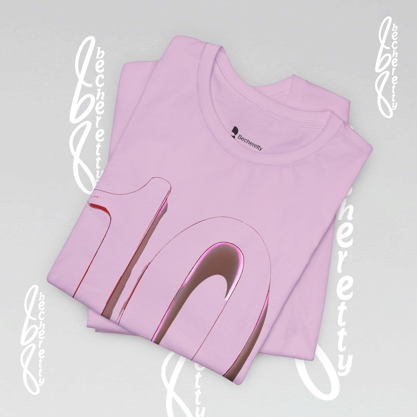 Number 10 - Graphic Unisex Tee - Becheretty Minimalist Style - Everyday Comfort, Sports Lovers