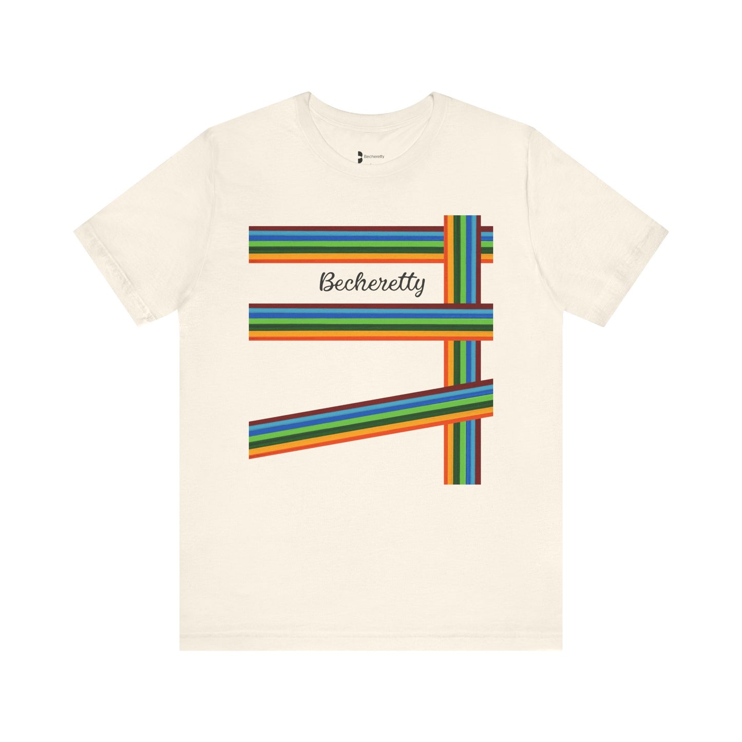 Colorful Becheretty Unisex T-Shirt, Casual Pride Tee, LGBTQ+ Apparel, Gift for Friends, Summer Fashion, Everyday Wear