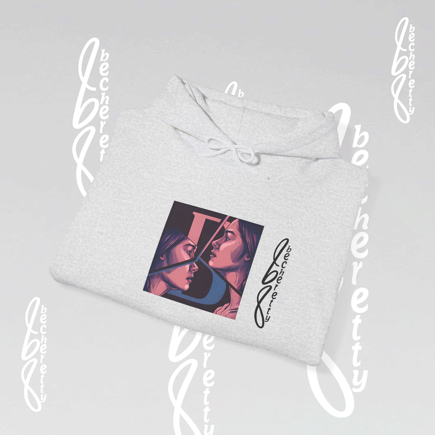 Hooded Sweatshirt Becheretty - Art Graphic Design - Unisex Gift