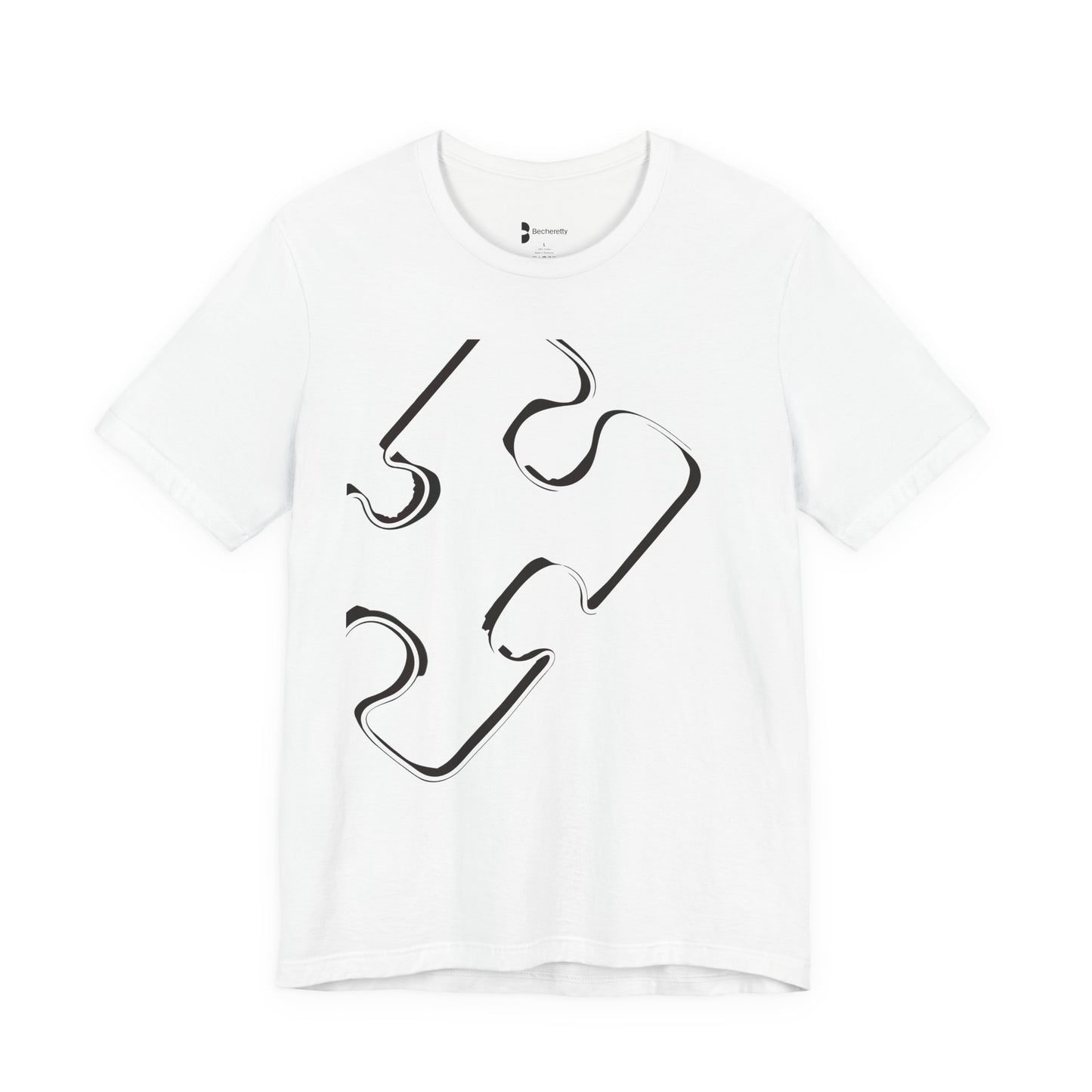 Autism Awareness Tee - Minimalistic graphic Becheretty - Unisex - Everyday Style