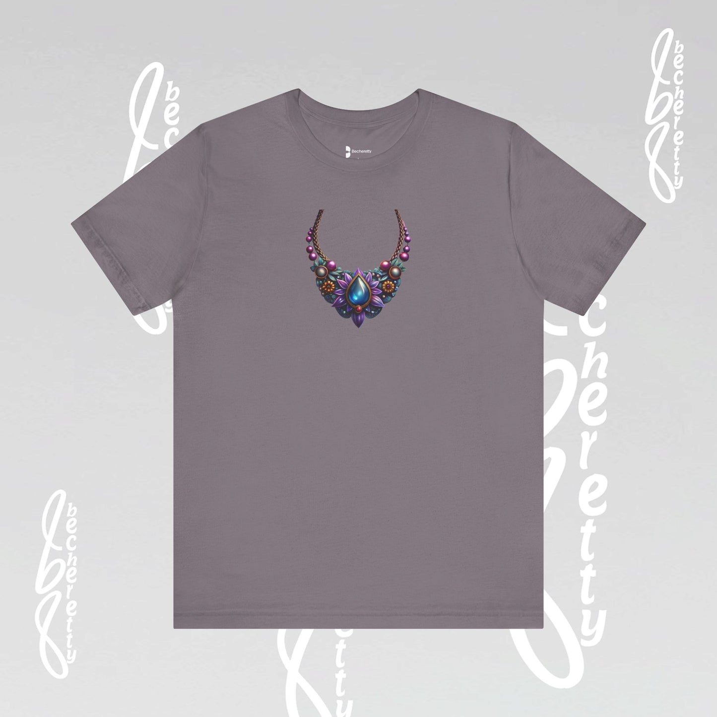 Colorful Necklace Design - Bohemian Inspire - Short Sleeve T'Shirt - Perfect gift for women