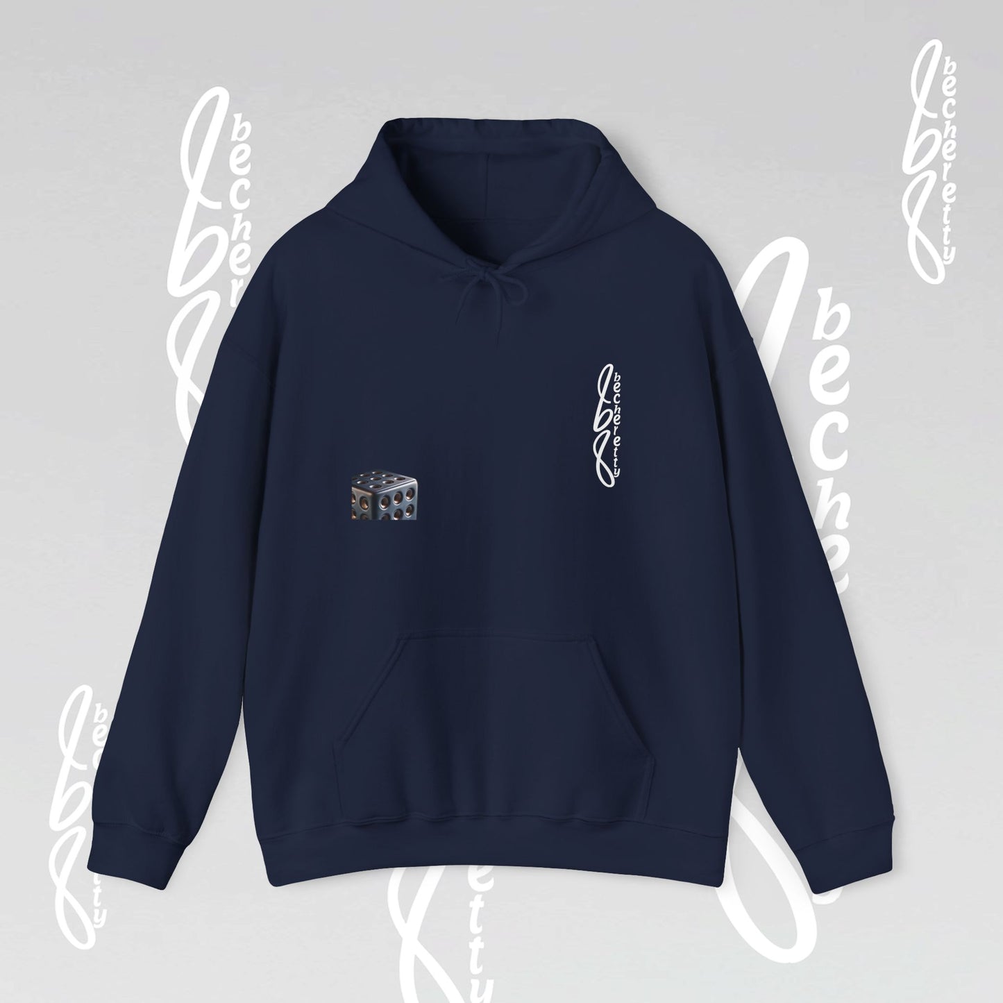 Hoodie Artistic Expression Becheretty - Unisex - Broken Vector Line