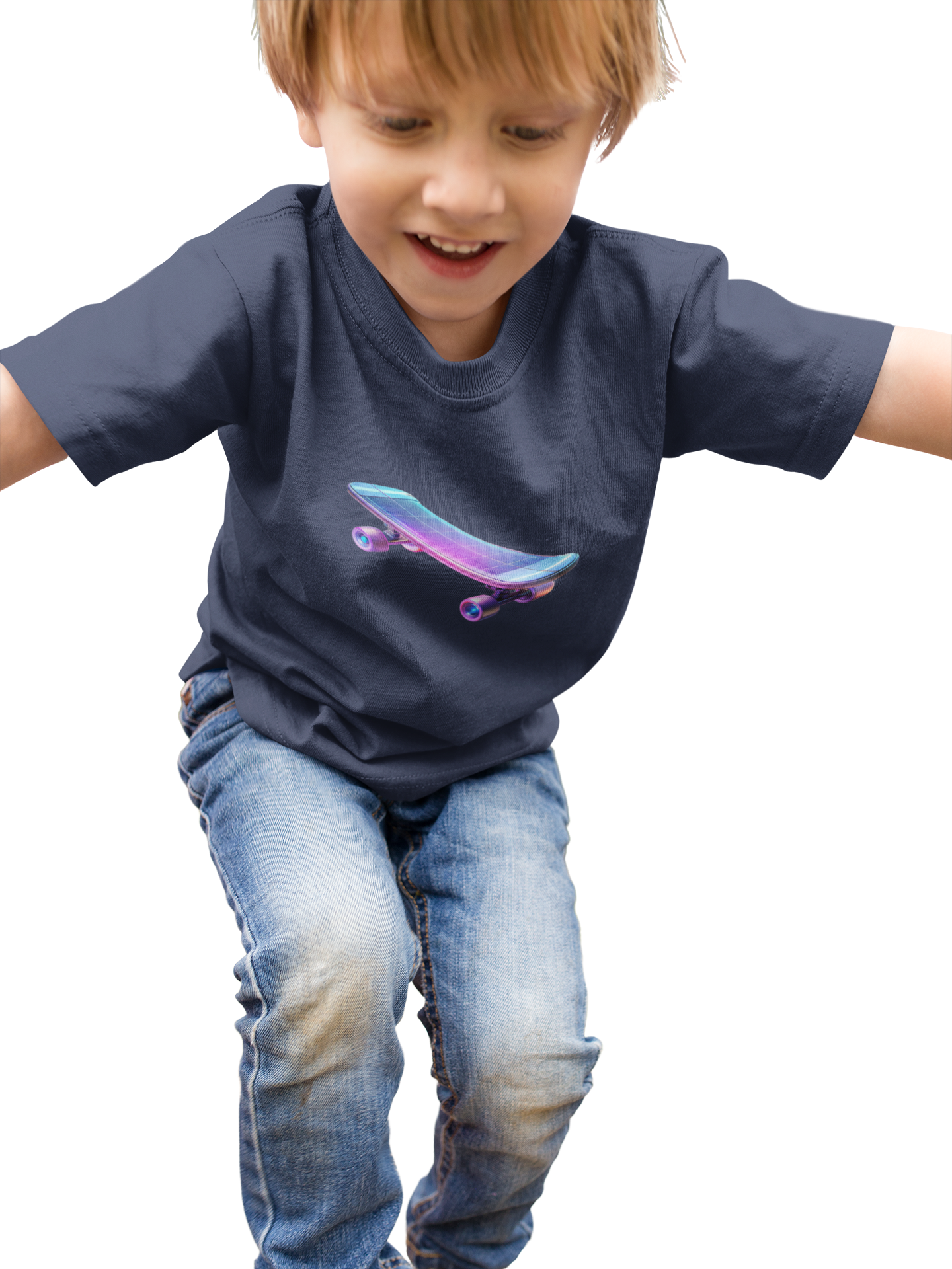 Toddler Short Sleeve T'Shirt - Futuristic Skateboard - Becheretty Graphic Design - Perfect for Playground