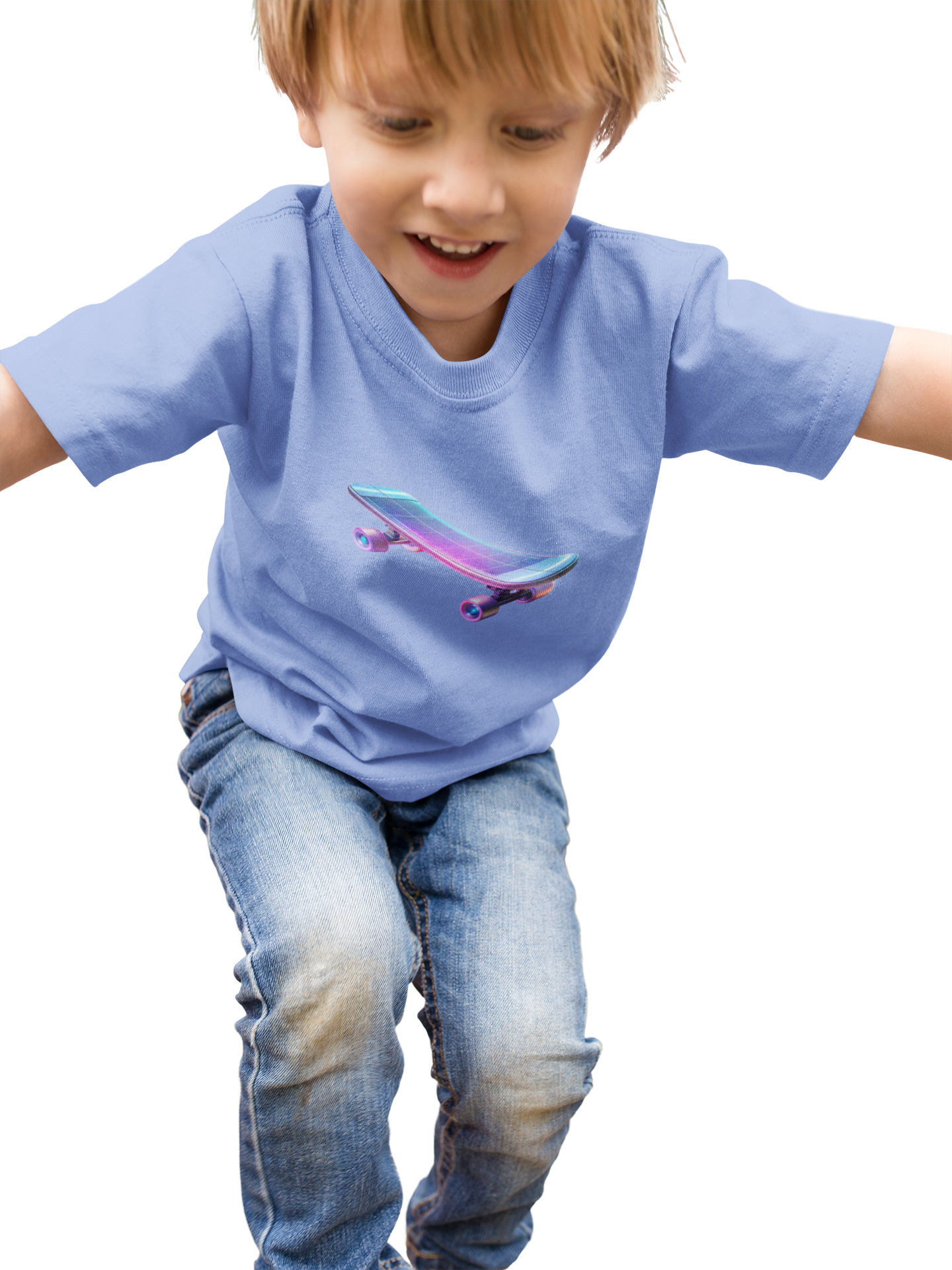 Toddler Short Sleeve T'Shirt - Futuristic Skateboard - Becheretty Graphic Design - Perfect for Playground