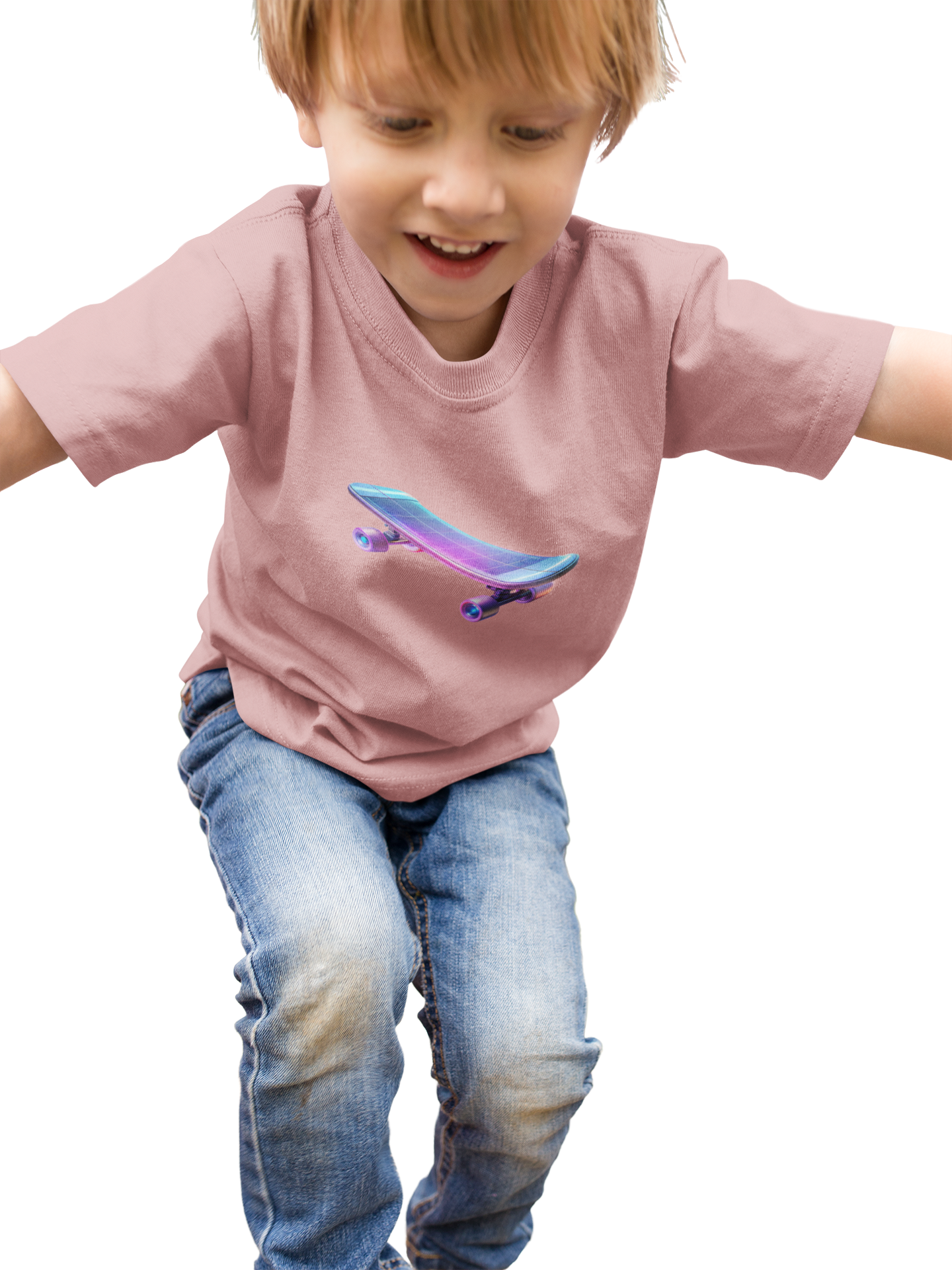 Toddler Short Sleeve T'Shirt - Futuristic Skateboard - Becheretty Graphic Design - Perfect for Playground