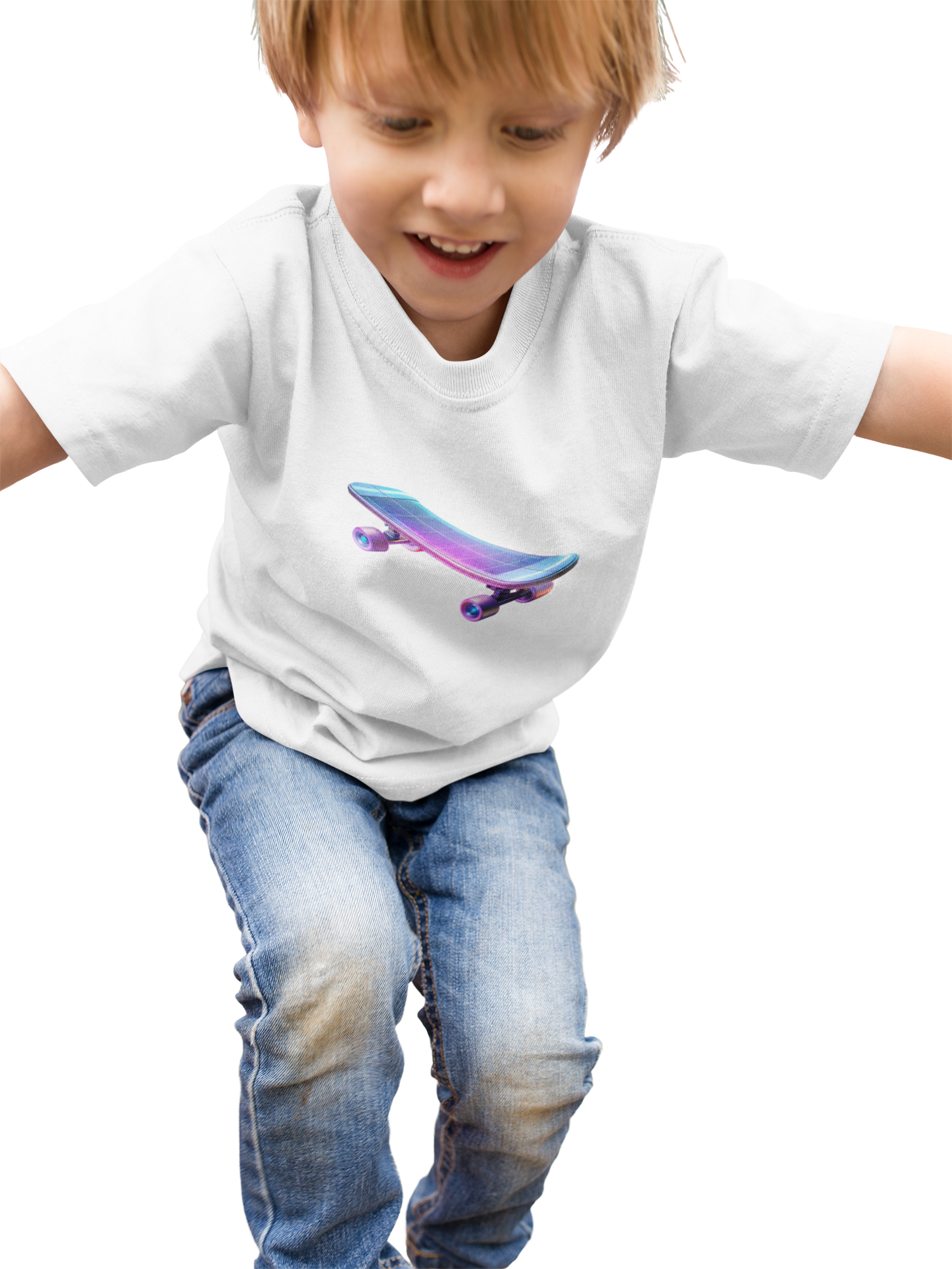 Toddler Short Sleeve T'Shirt - Futuristic Skateboard - Becheretty Graphic Design - Perfect for Playground