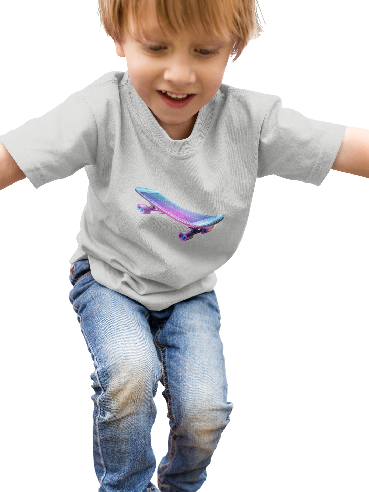 Toddler Short Sleeve T'Shirt - Futuristic Skateboard - Becheretty Graphic Design - Perfect for Playground