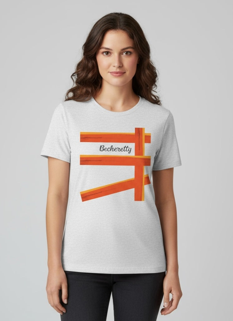 Vibrant Graphic Tee for Creative Souls, Becheretty Unisex T-Shirt, Casual Wear, Gift for Art Lovers, Everyday Comfort