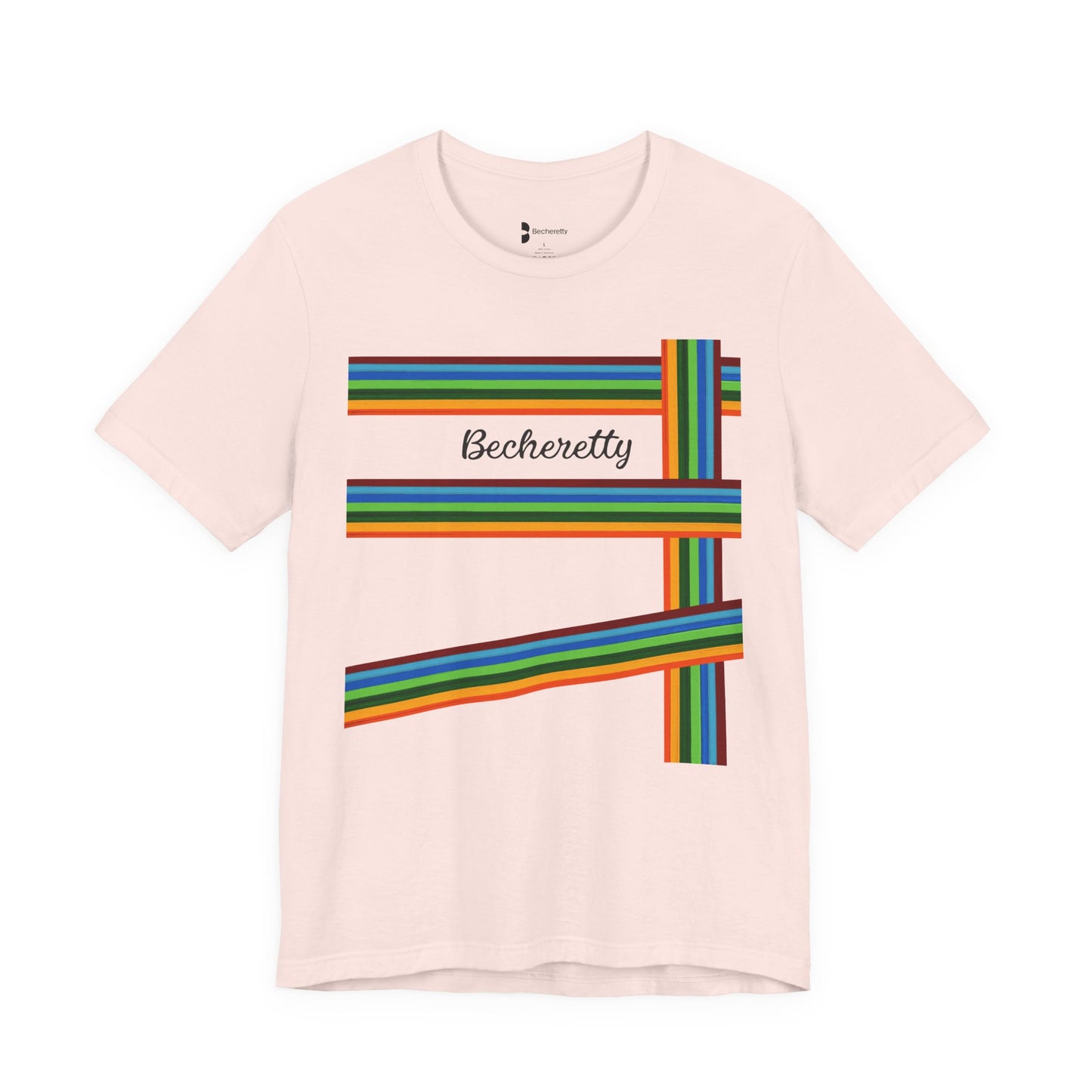 Colorful Becheretty Unisex T-Shirt, Casual Pride Tee, LGBTQ+ Apparel, Gift for Friends, Summer Fashion, Everyday Wear