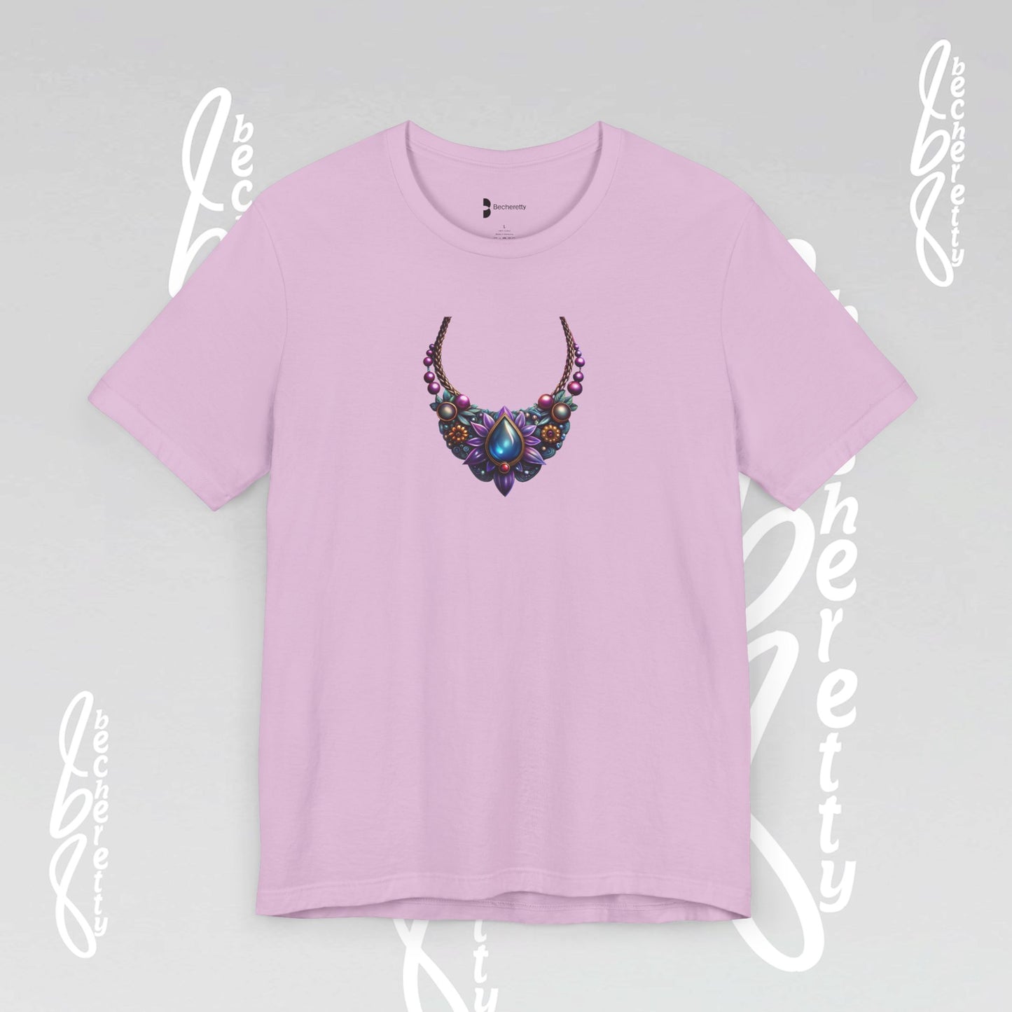 Colorful Necklace Design - Bohemian Inspire - Short Sleeve T'Shirt - Perfect gift for women