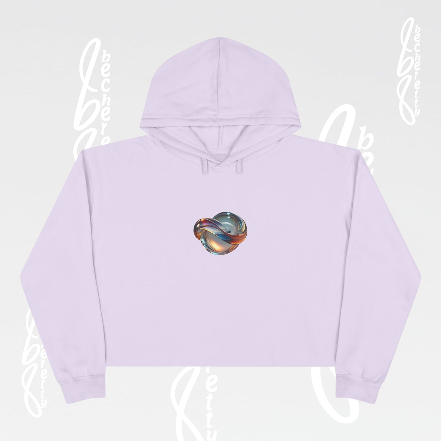 Modern Art Crop Hoodie with Unique Design, Trendy Sweatshirt for Casual Wear, Gift for Art Lovers, Stylish Comfort for Everyday