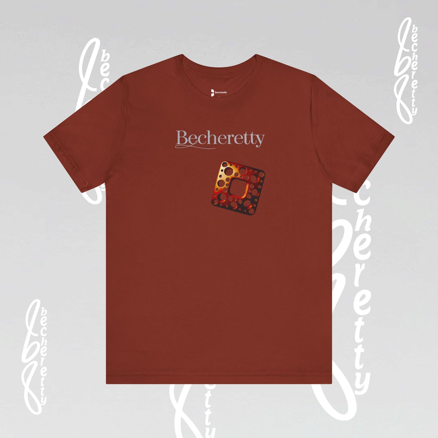 Stylish Minimalist Art Design Becheretty - Trendy short sleeve T-Shirt - Casual Wear - Gift for Him
