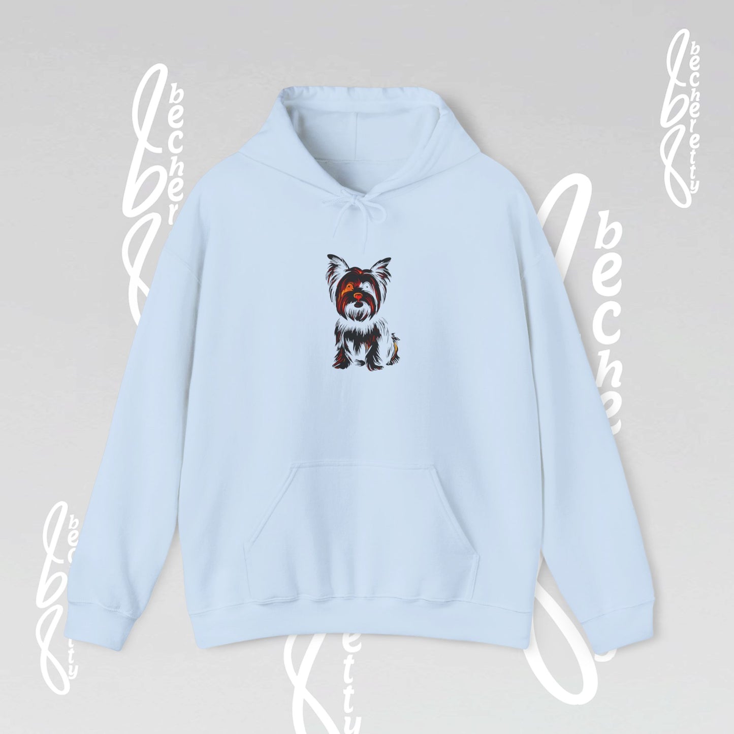 Yorkshire Graphic Hoodie Becheretty - Unisex - A great gift for Yorkie lovers