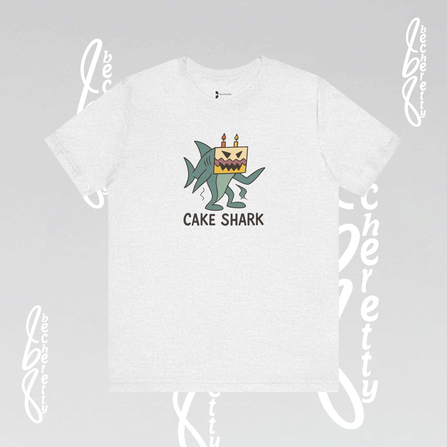 Cake Shark Tee - Designed by a 10-Year-Old - Celebrate Neurodiversity - Casual Wear