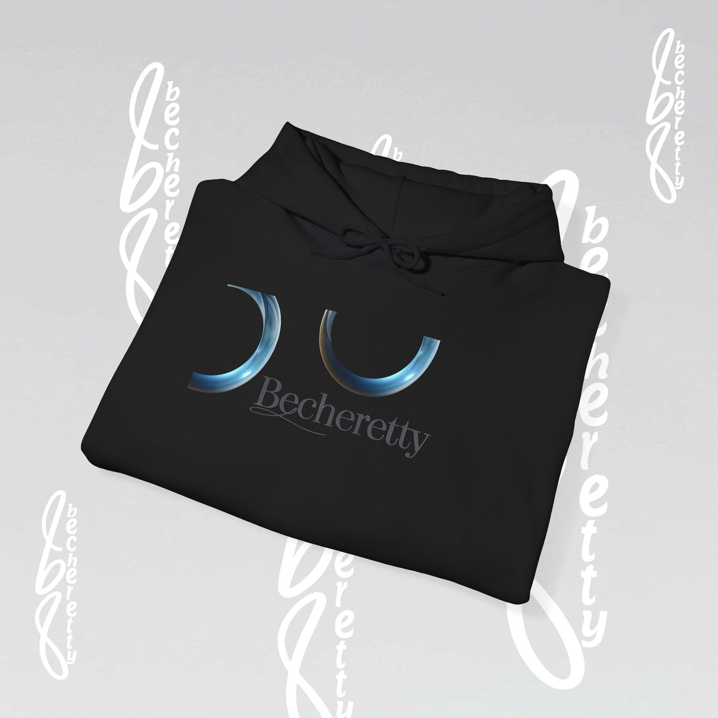 Graphic Hooded - Minimalist Design Becheretty - Broken Vector Line - Unisex