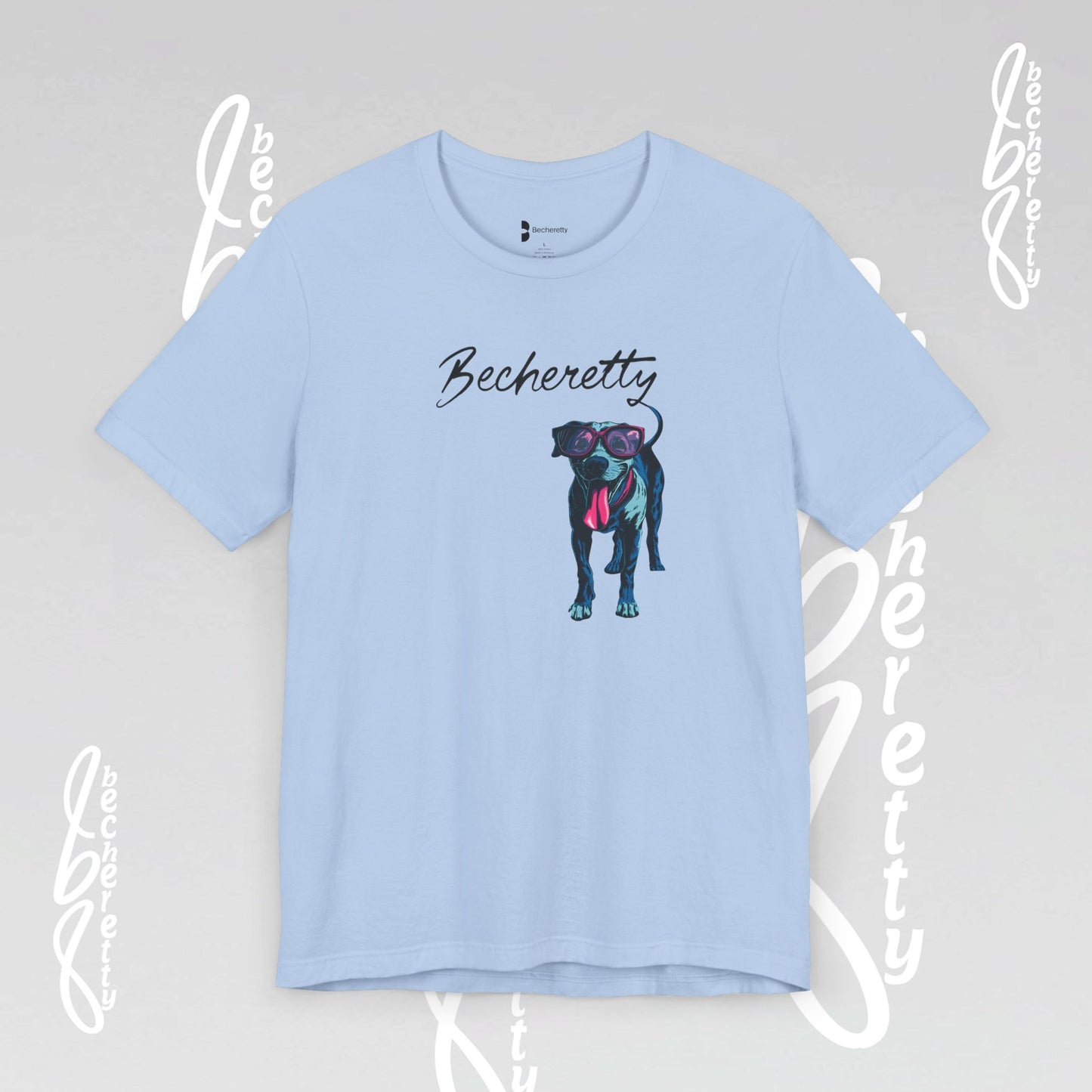 Dog Lovers T-Shirt Unisex - Art Graphic Becheretty - Unique Pet Apparel - Casual Wear