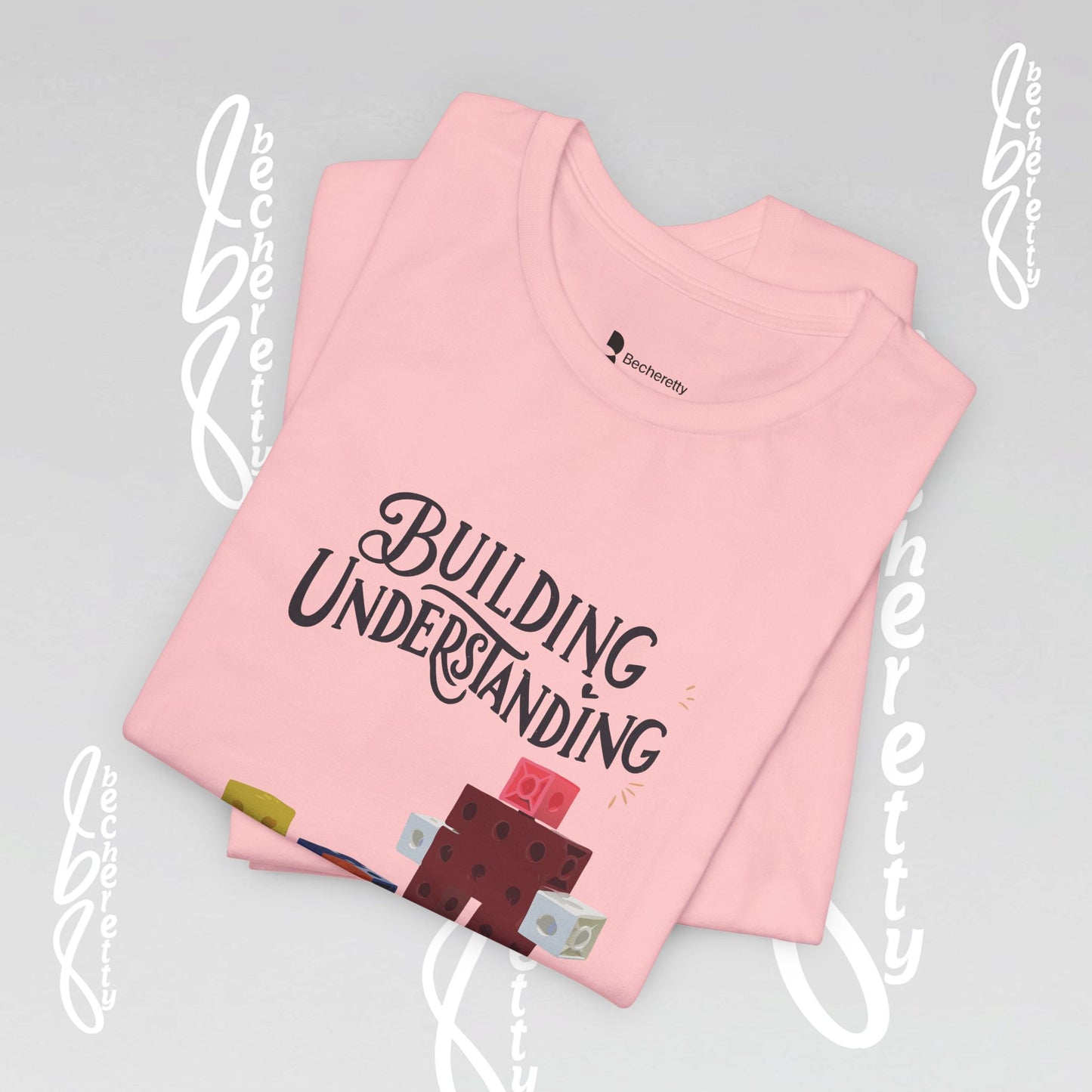 Graphic Building Understanding Tee - Supporting Neurodiversity and Autism Awareness