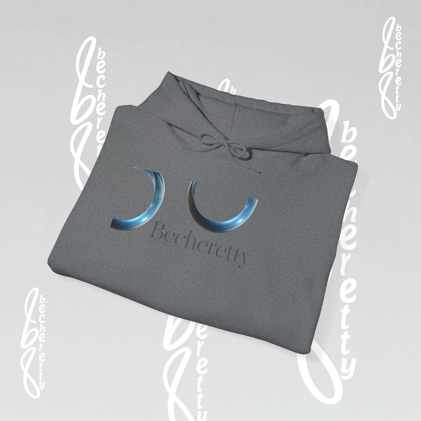Graphic Hooded - Minimalist Design Becheretty - Broken Vector Line - Unisex