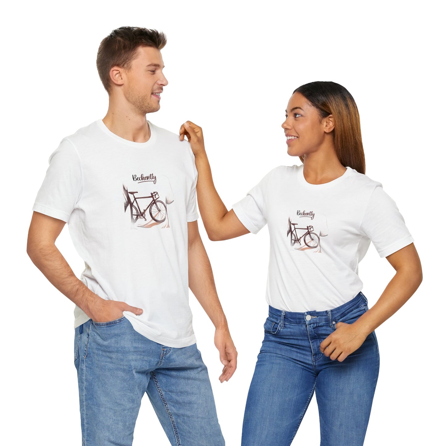 Bike lovers - T'Shirt short sleeve - Becheretty Graphic Design - Casual Wear