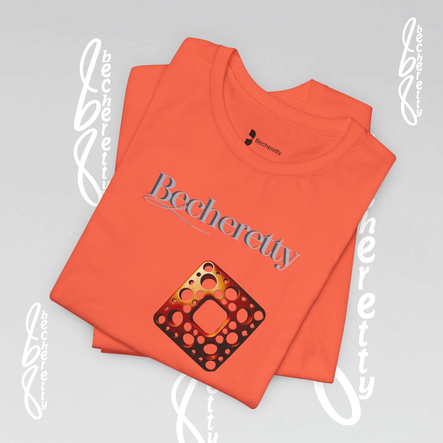 Stylish Minimalist Art Design Becheretty - Trendy short sleeve T-Shirt - Casual Wear - Gift for Him