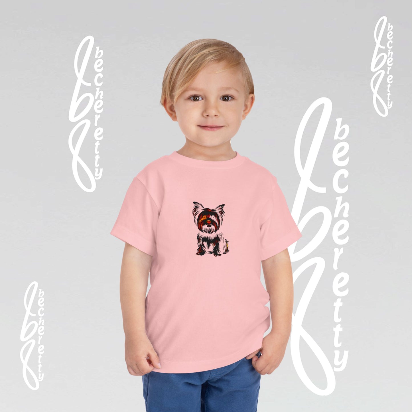 Yorkie - Graphic Tee "Becheretty" for Toddlers - Perfect gift for the little ones