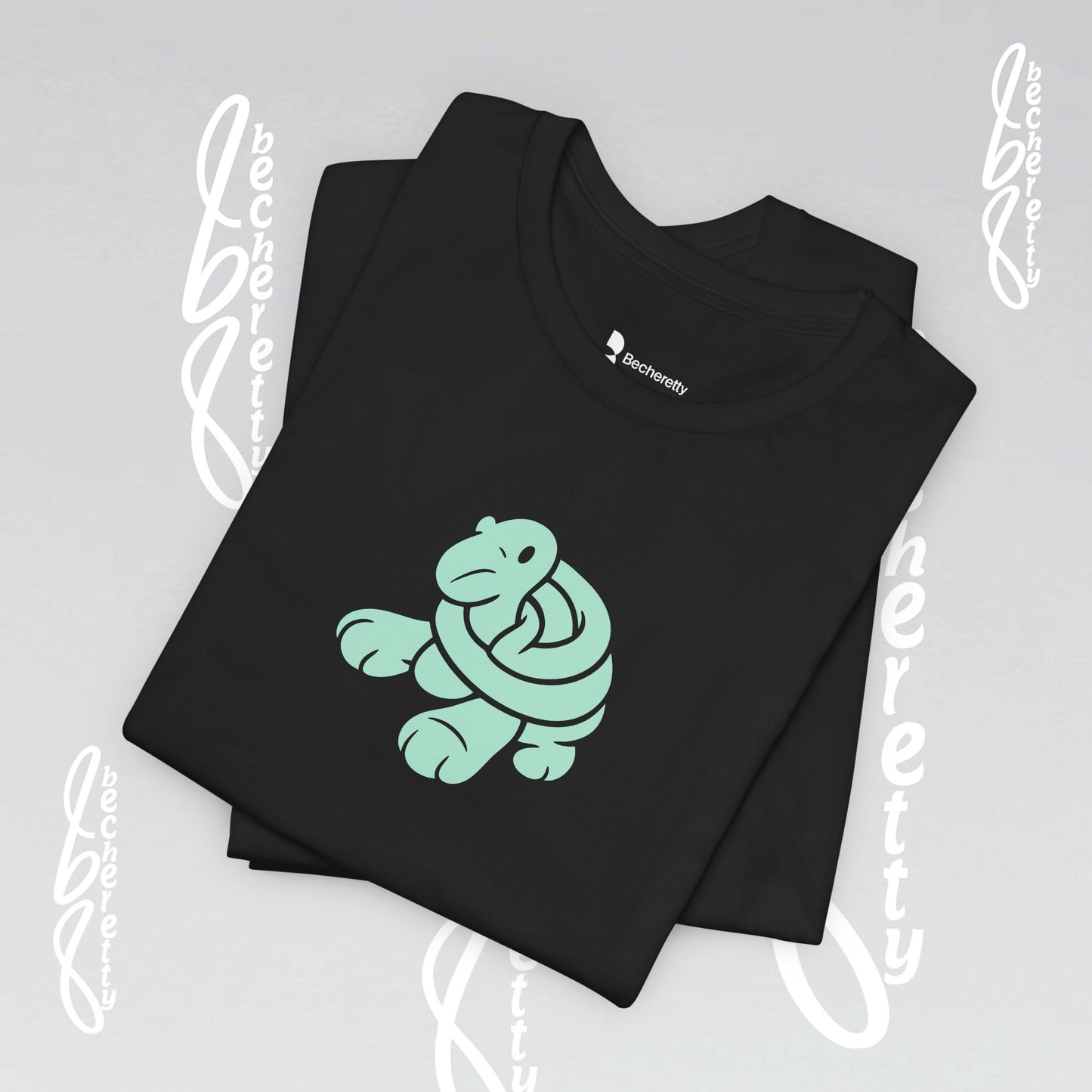 Turtle Tee - Inspired by a child's plasticine sculpture - Becheretty brings his work to life, supporting Autism Awareness and also highlighting his creativity.