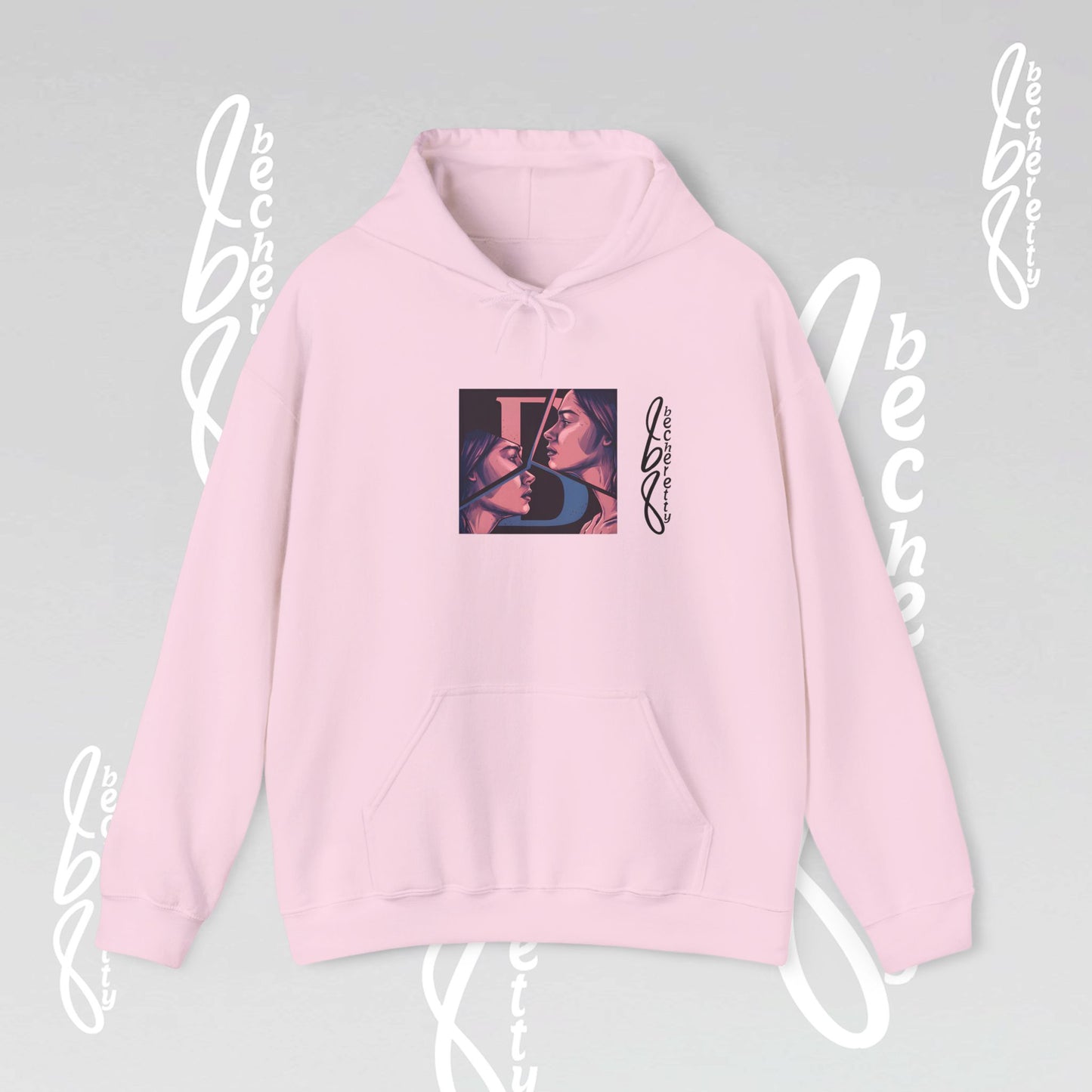 Hooded Sweatshirt Becheretty - Art Graphic Design - Unisex Gift