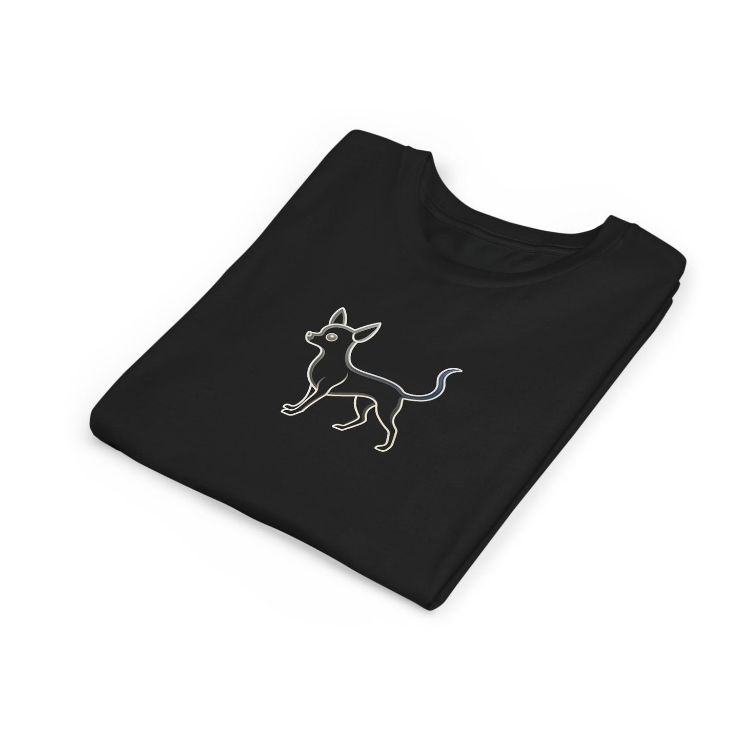 Youth T'Shirt - Graphic Chihuahua - Minimalist Art Becheretty
