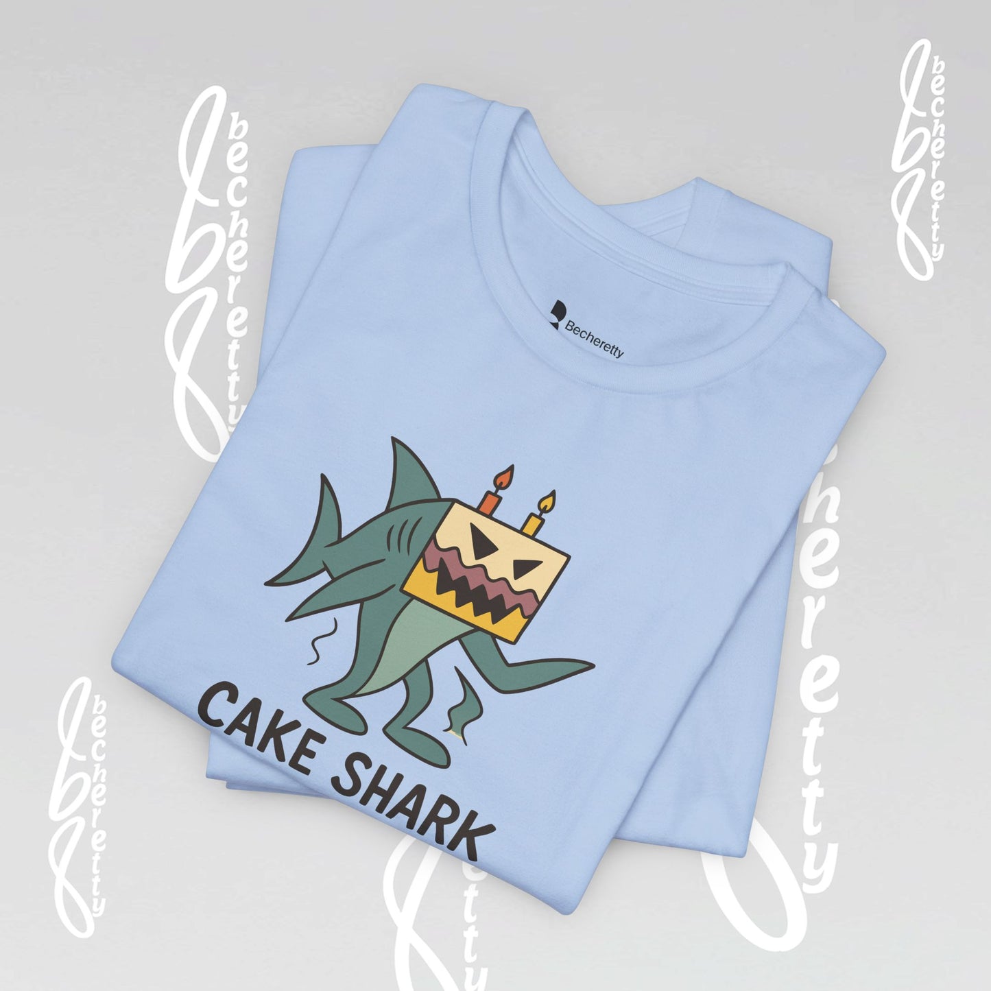 Cake Shark Tee - Designed by a 10-Year-Old - Celebrate Neurodiversity - Casual Wear