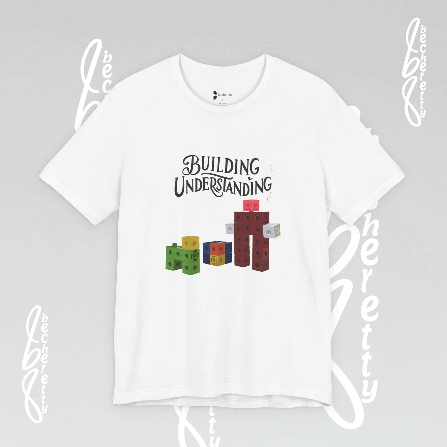 Graphic Building Understanding Tee - Supporting Neurodiversity and Autism Awareness