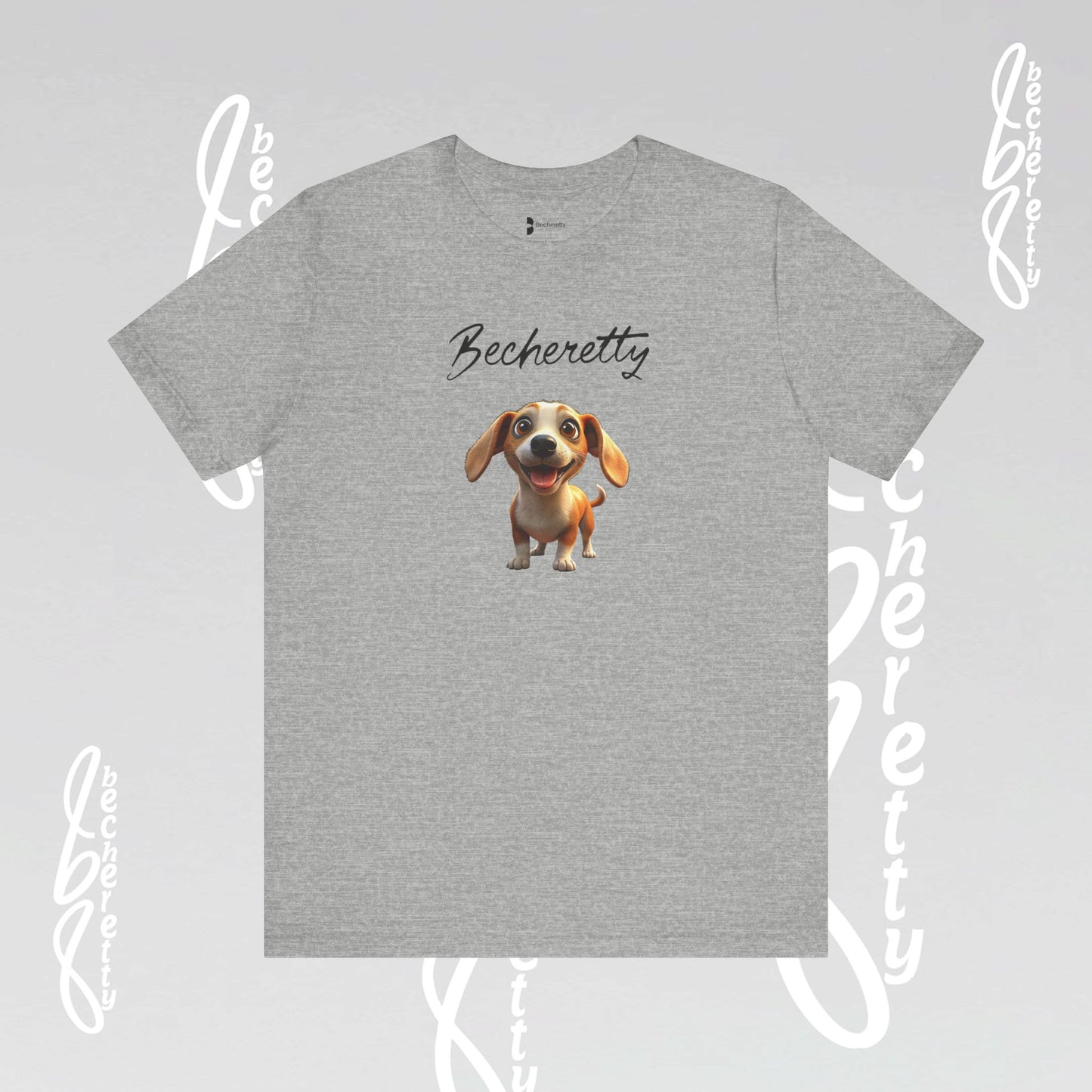 Funny Dog - Graphic Unisex T-Shirt Becheretty - Casual Wear