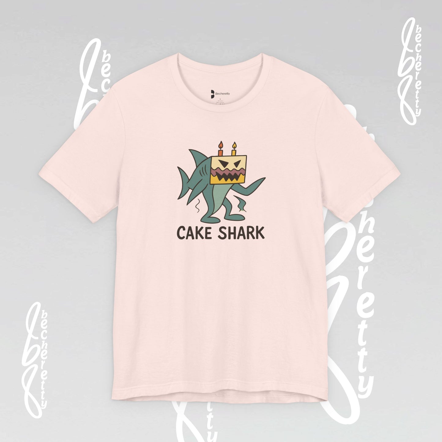 Cake Shark Tee - Designed by a 10-Year-Old - Celebrate Neurodiversity - Casual Wear