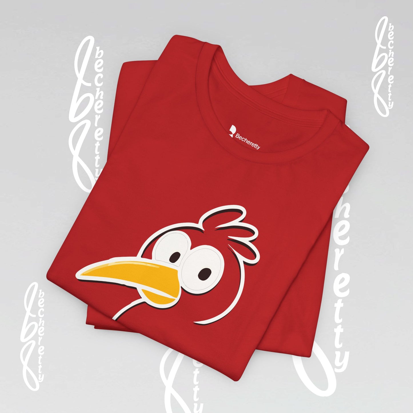 Artistic Minimalist Graphic Becheretty T-shirt - Inspired by a child's drawing - Every Mind Can Fly - Celebrating Neurodiversity.