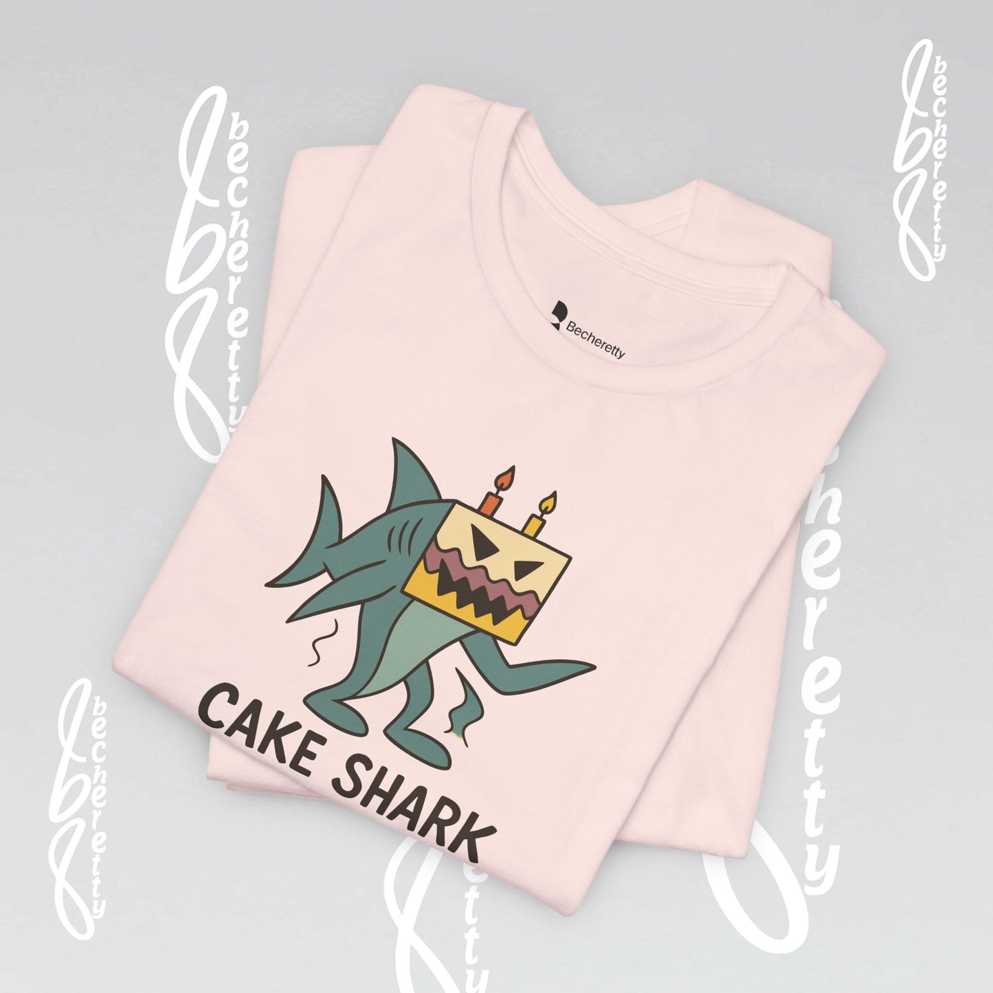 Cake Shark Tee - Designed by a 10-Year-Old - Celebrate Neurodiversity - Casual Wear