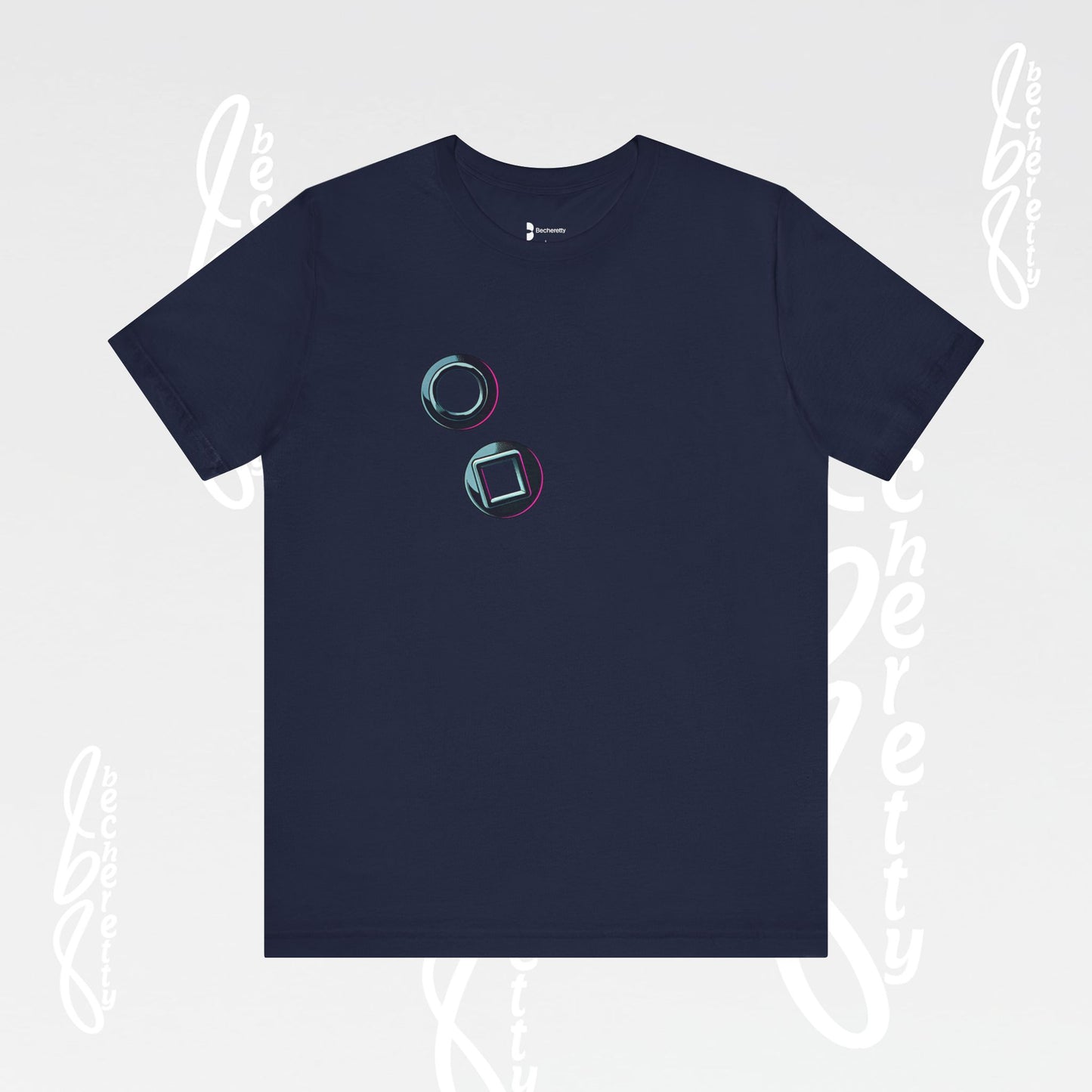 Graphic T-Shirt short sleeve, Unisex - Becheretty Minimalist Design - Casual Wear