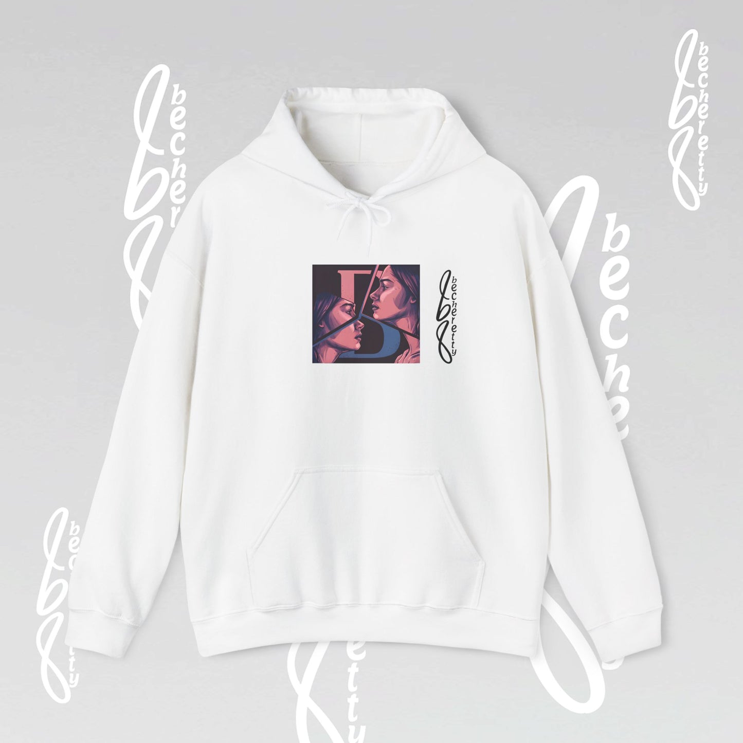 Hooded Sweatshirt Becheretty - Art Graphic Design - Unisex Gift