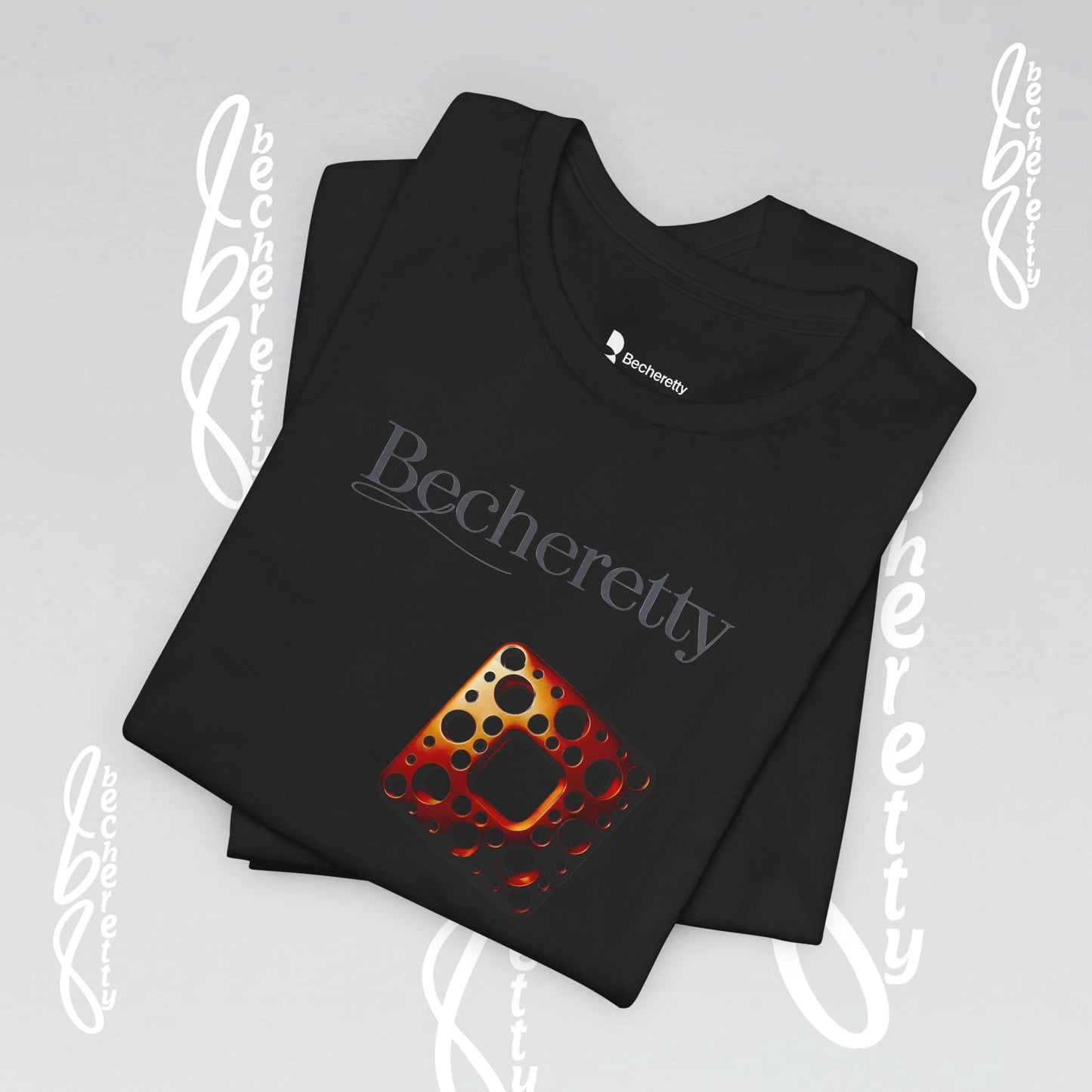 Stylish Minimalist Art Design Becheretty - Trendy short sleeve T-Shirt - Casual Wear - Gift for Him