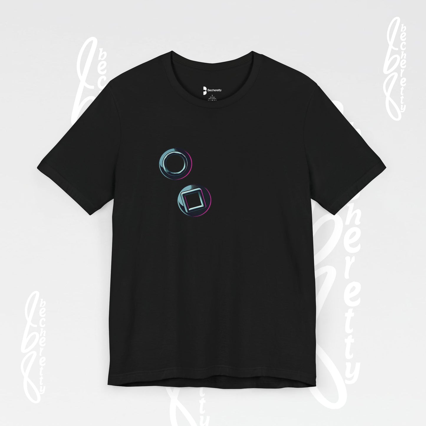 Graphic T-Shirt short sleeve, Unisex - Becheretty Minimalist Design - Casual Wear