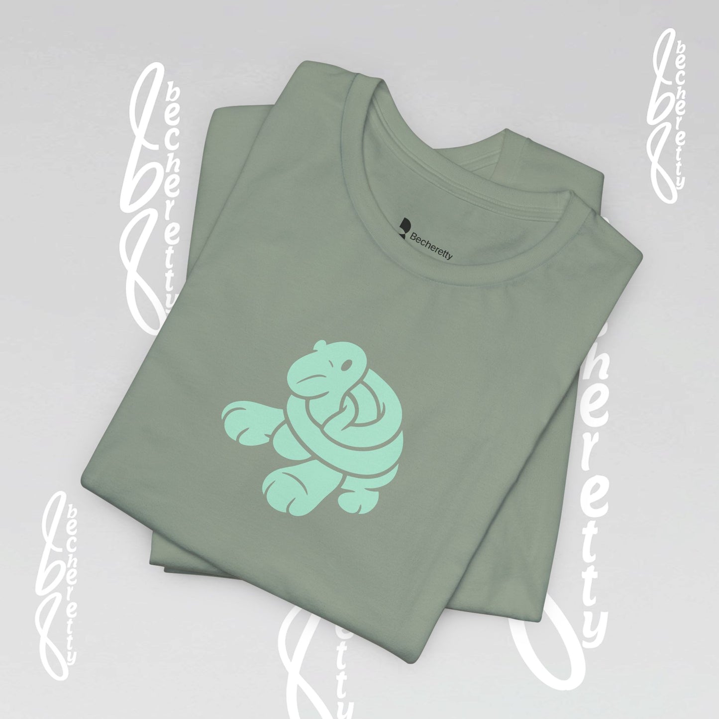 Turtle Tee - Inspired by a child's plasticine sculpture - Becheretty brings his work to life, supporting Autism Awareness and also highlighting his creativity.