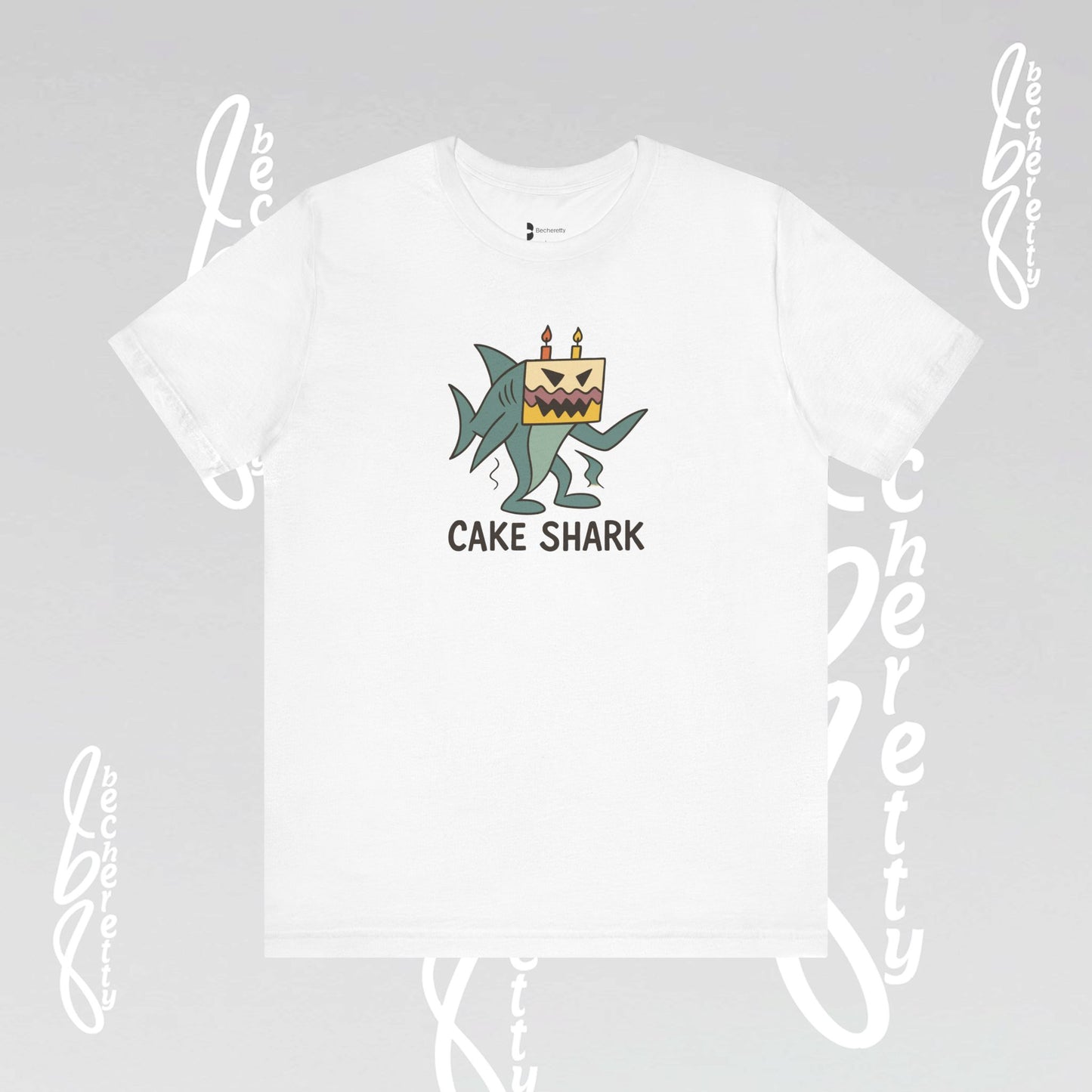 Cake Shark Tee - Designed by a 10-Year-Old - Celebrate Neurodiversity - Casual Wear