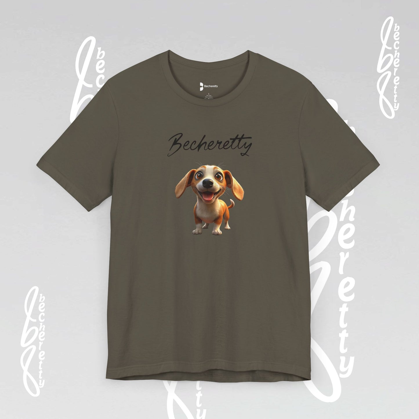 Funny Dog - Graphic Unisex T-Shirt Becheretty - Casual Wear