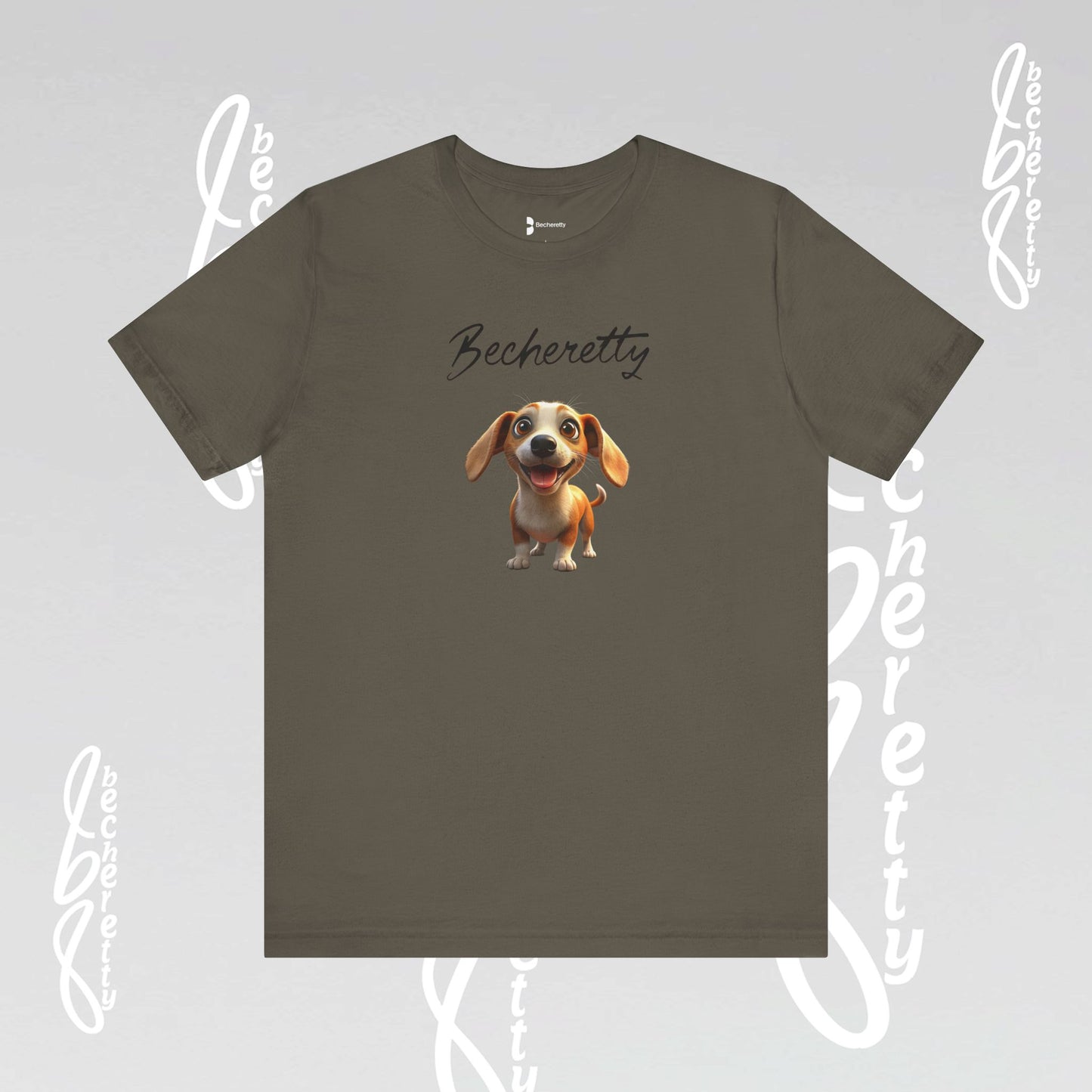 Funny Dog - Graphic Unisex T-Shirt Becheretty - Casual Wear