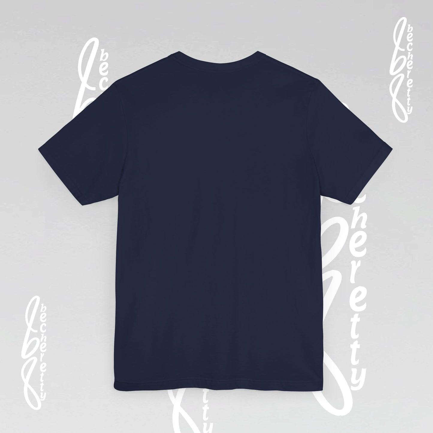 Graphic T-Shirt Becheretty - Short Sleeve, Unisex - Stylish Minimalist - Casual Wear