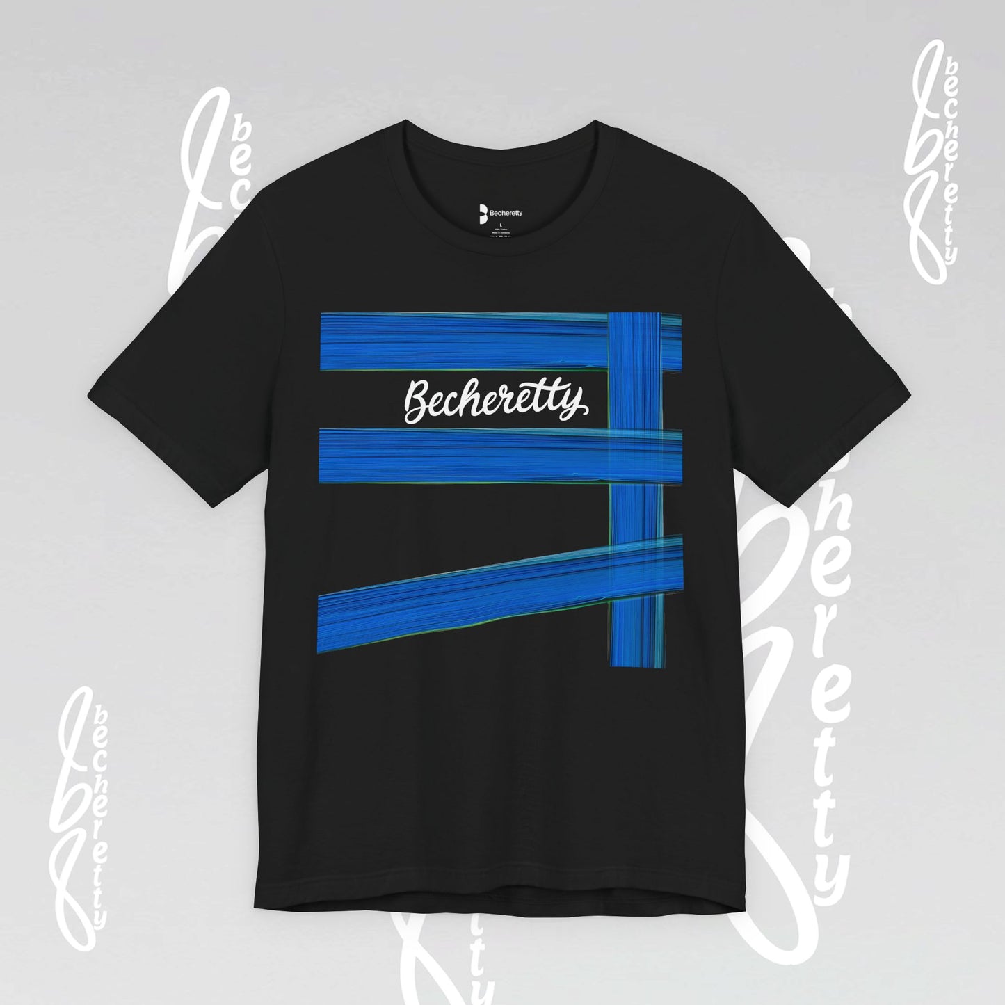 Artistic Graphic Tee Becheretty - Unique Top, Casual Fashion, Gift for Friends, Trendy Streetwear, Summer Vibes