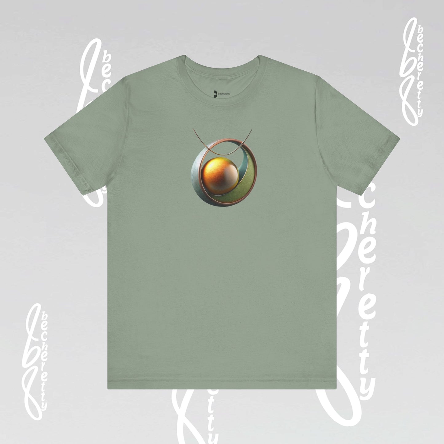 Art Graphic Becheretty "Necklace" - Stylish Design T-Shirt - Casual Wear, Gift for Art Lovers, Everyday Style, Unique Art Apparel