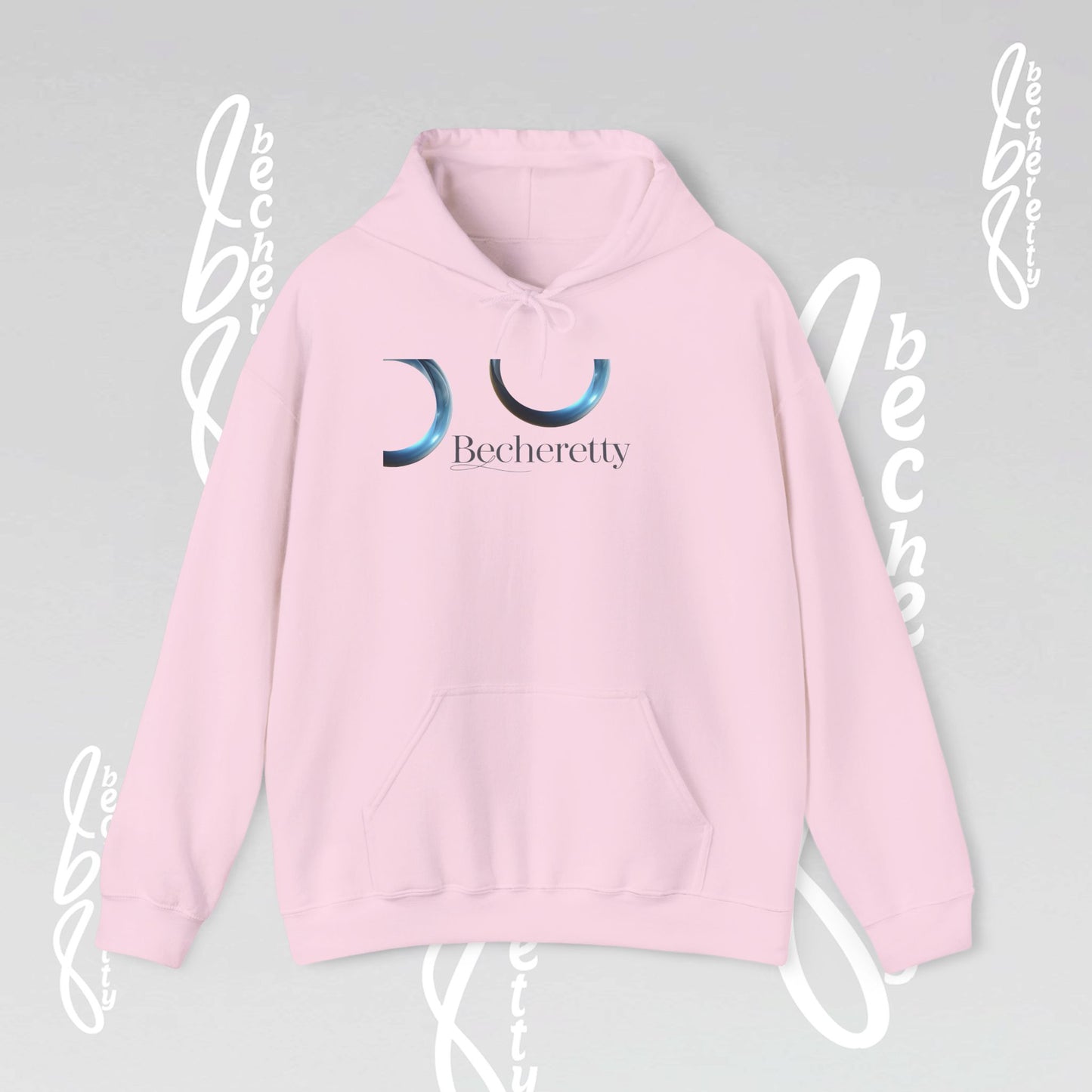 Graphic Hooded - Minimalist Design Becheretty - Broken Vector Line - Unisex