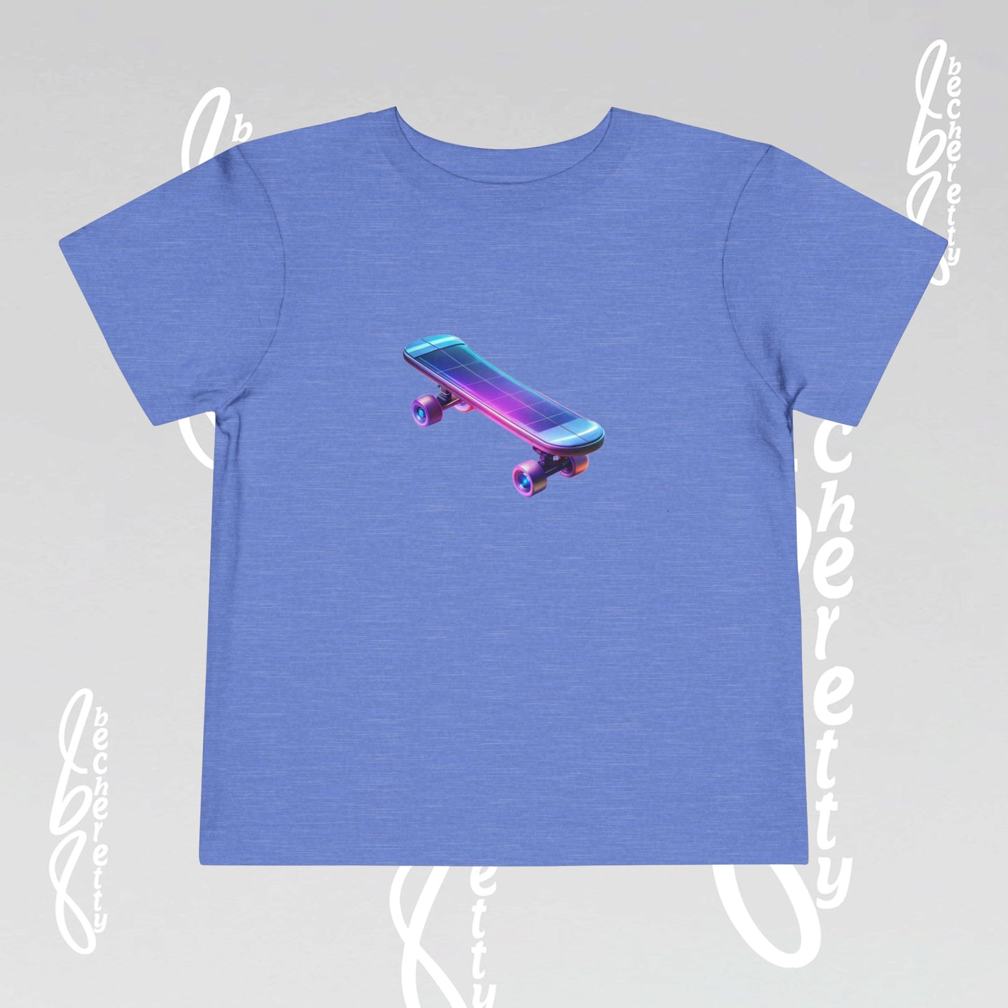Toddler Short Sleeve T'Shirt - Futuristic Skateboard - Becheretty Graphic Design - Perfect for Playground