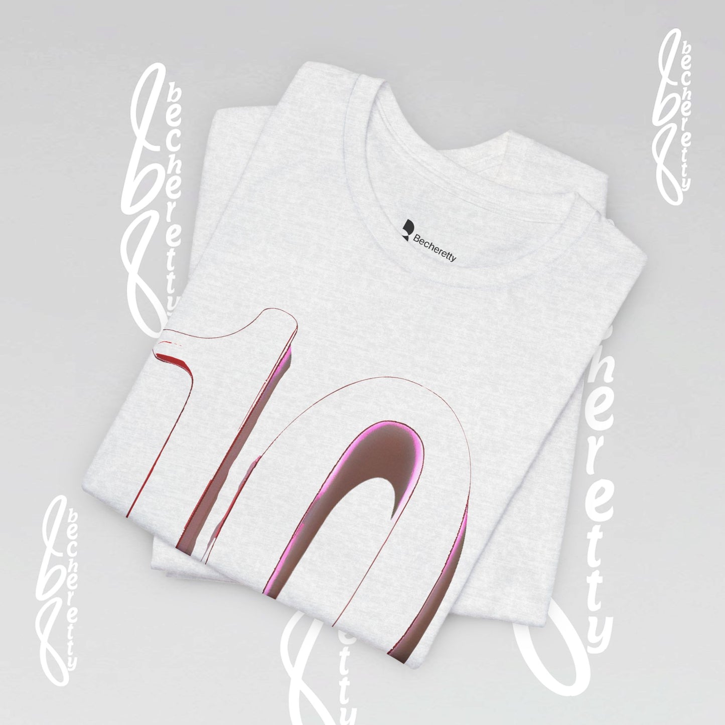 Number 10 - Graphic Unisex Tee - Becheretty Minimalist Style - Everyday Comfort, Sports Lovers