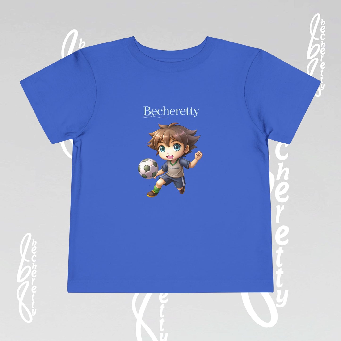 Toddler T'Shirt - Fun Graphic Becheretty - Perfect for Soccer Lovers - Kids Casual Wear