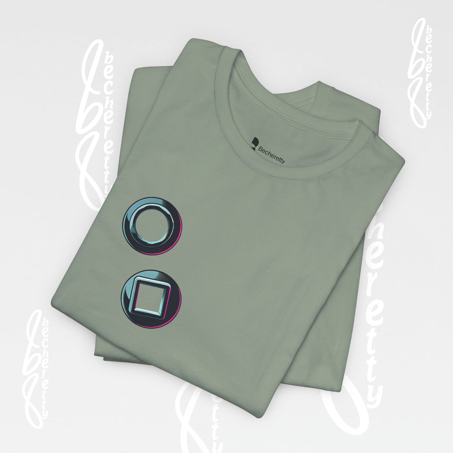 Graphic T-Shirt short sleeve, Unisex - Becheretty Minimalist Design - Casual Wear